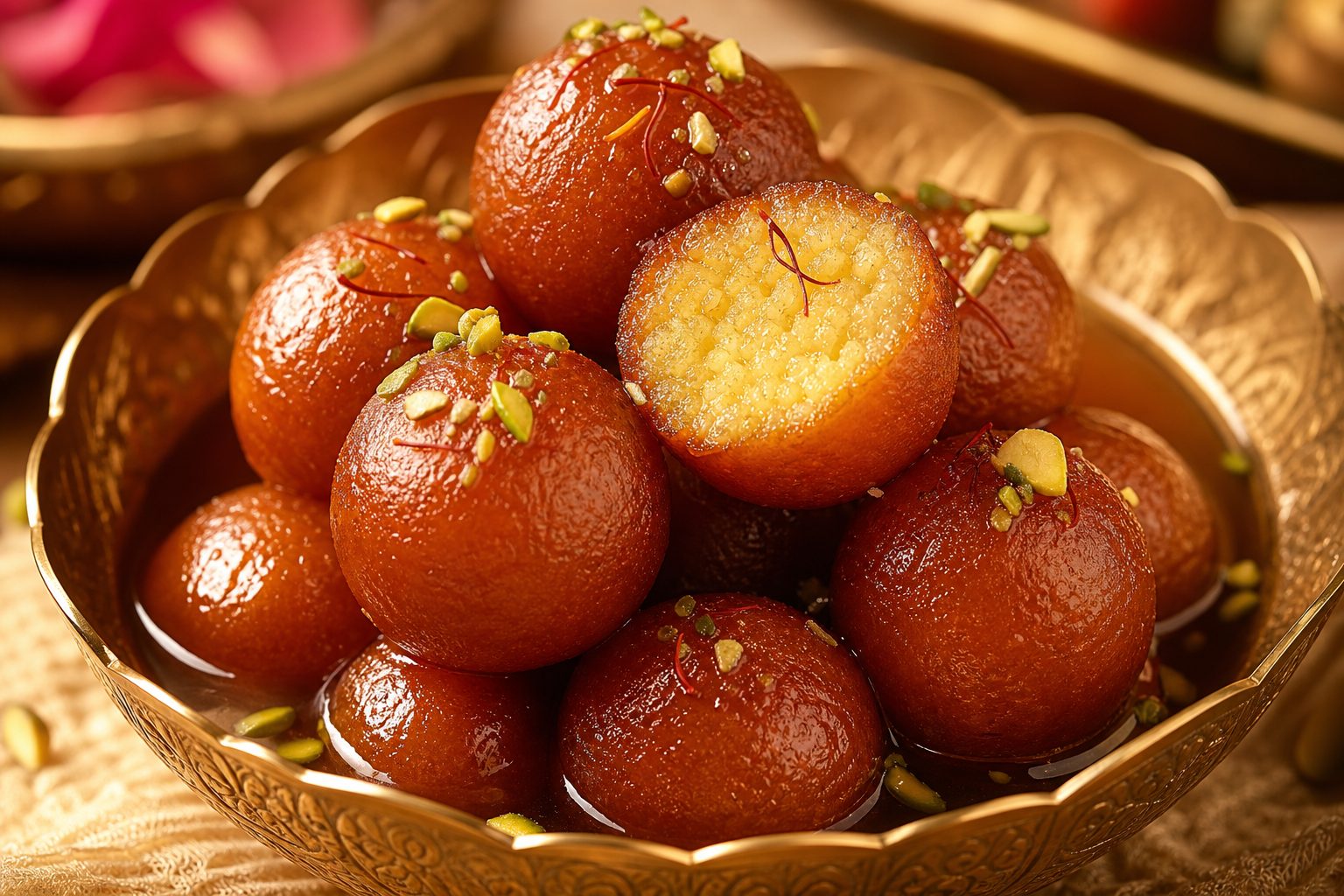 Habiba's Delight — homemade Gulab Jamun
